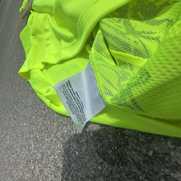 Nike Valeo Futbol FC Soccer Jersey Mens Small Neon Yellow Dri-Fit Graphic Print - Picture 6 of 8